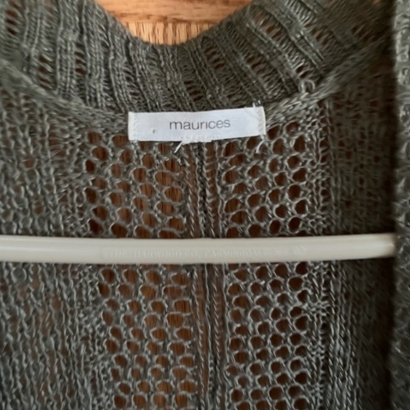 Maurice’s beautiful, green lightweight lace cardigan - Picture 4 of 4